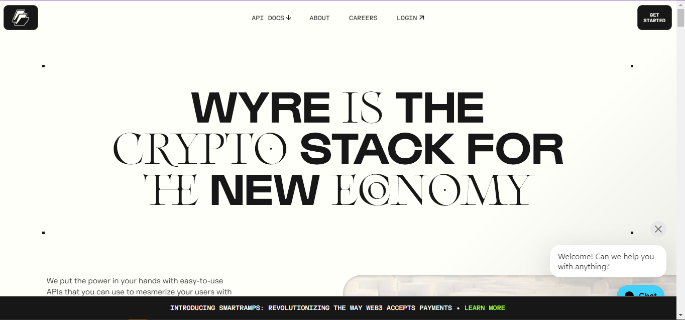 Wrye website for cryptocurrency