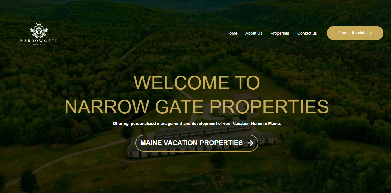 Vacation rental website